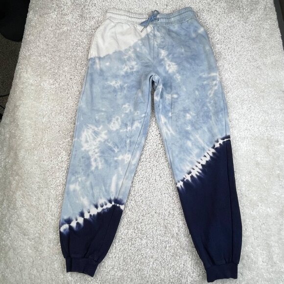 L *Space Daybreak Tie Dye Joggers Navy Blue - Picture 2 of 9
